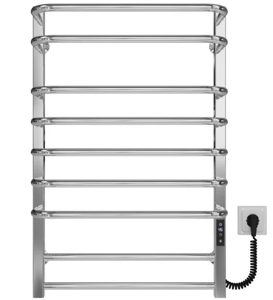 Електрична сушарка для рушників Deffi Lux П9 500х800 праве підключення JD04 хром A.LU.80.50.9.E.C.R.2