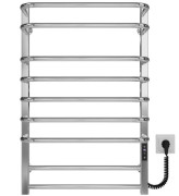 Электрический полотенцесушитель Deffi Lux П9 500х800 правое подключение JD04 хром A.LU.80.50.9.E.C.R.2