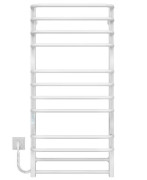 Электрический полотенцесушитель Deffi Lux П12 400х1100 левое подключение WD04 белый A.LU.110.40.12.E.W.L.4