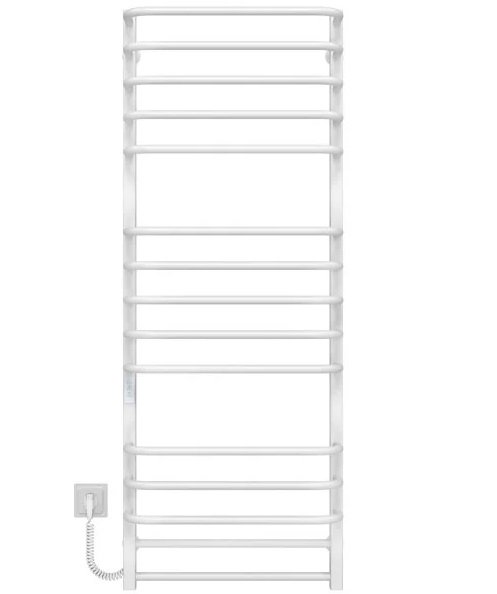 Сушарка для рушників Електрична Deffi Lux П15 400х1400 ліве підключення WD04 білий A.LU.140.40.15.E.W.L.4