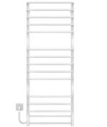 Электрический полотенцесушитель Deffi Lux П15 400х1400 левое подключение WD04 белый A.LU.140.40.15.E.W.L.4