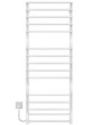 Сушарка для рушників Електрична Deffi Lux П15 400х1400 ліве підключення WD04 білий A.LU.140.40.15.E.W.L.4