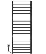 Електрична сушарка для рушників Deffi Lux П15 400х1400 ліве підключення JD04 чорний A.LU.140.40.15.E.B.L.2