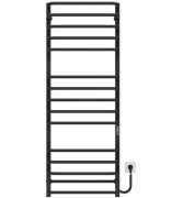 Сушарка для рушників електрична Deffi Lux П15 400х1400 праве підключення JD04 чорний A.LU.140.40.15.E.B.R.2