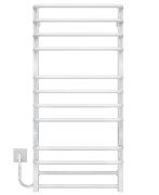 Электрический полотенцесушитель Deffi Lux П12 400х1100 левое подключение WD04 белый A.LU.110.40.12.E.W.L.4