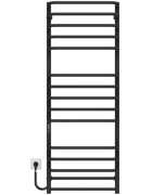 Электрический полотенцесушитель Deffi Lux П15 500х1400 левое подключение JD04 черный A.LU.140.50.15.E.B.L.2