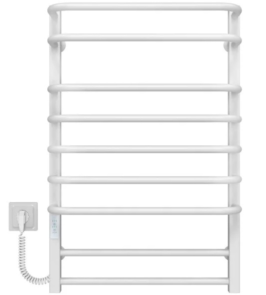 Электрический полотенцесушитель Deffi Lux П9 600х800 левое подключение WD04 белый A.LU.80.60.9.E.W.L.4