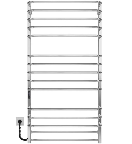 Электрический полотенцесушитель Deffi Lux П15 700х1400 левое подключение JD04 хром A.LU.140.70.15.E.C.L.2
