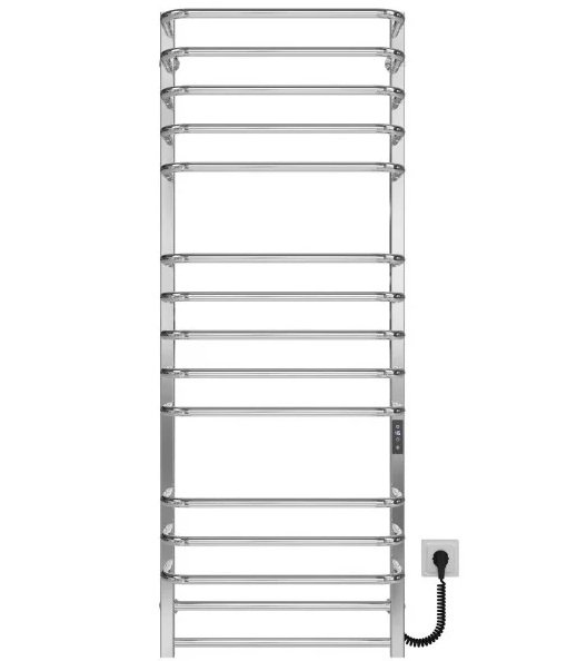 Электрический полотенцесушитель Deffi Lux П15 500х1400 правое подключение JD04 хром A.LU.140.50.15.E.C.R.2