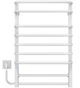 Электрический полотенцесушитель Deffi Lux П9 600х800 левое подключение WD04 белый A.LU.80.60.9.E.W.L.4
