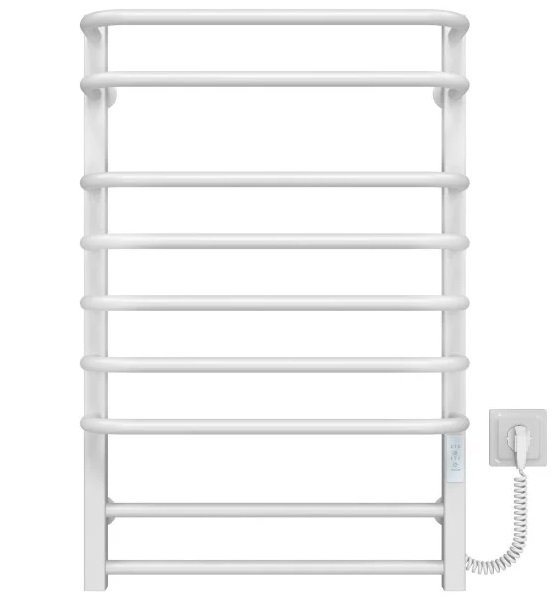 Электрический полотенцесушитель Deffi Lux П9 600х800 правое подключение WD04 белый A.LU.80.60.9.E.W.R.4