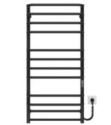 Электрический полотенцесушитель Deffi Lux П12 600х1100 правое подключение JD04 черный A.LU.110.60.12.E.B.R.2