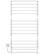 Электрический полотенцесушитель Deffi Lux П15 700х1400 левое подключение WD04 белый A.LU.140.70.15.E.W.L.4