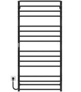 Електрична сушарка для рушників Deffi Lux П16 700х1500 ліве підключення JD04 чорний A.LU.150.70.16.E.B.L.2