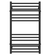 Сушка для рушників водяна Deffi Sigma П14 500х900 бічне ліве підключення чорний A.SI.90.50.14.B.B