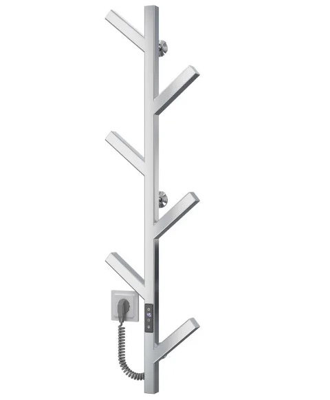 Електрична сушарка для рушників Deffi Kir П6 1000 нержавіюча сталь JD04 хром A.KR.100.6.E.C.U.2