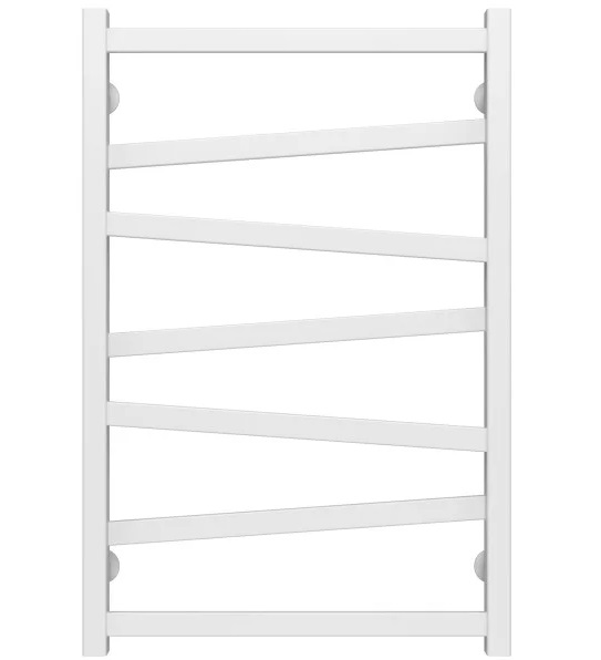 Полотенцесушитель водяной Deffi Alpha П7 500х800 нижнее подключение белый A.AL.80.50.7.W.A