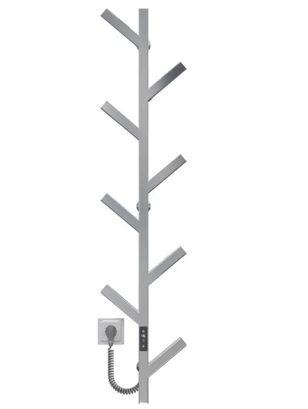 Электрический полотенцесушитель Deffi Kir П8 1200 нержавеющая сталь JD04 хром A.KR.120.8.E.C.U.2