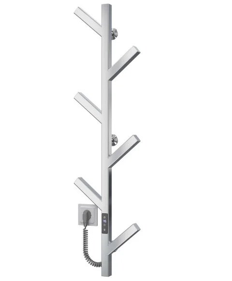 Электрический полотенцесушитель Deffi Kir П6 1000 нержавеющая сталь JD04 хром A.KR.100.6.E.C.U.2