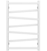 Сушка для рушників водяна Deffi Alpha П7 500х800 бічне праве підключення білий A.AL.80.50.7.W.C