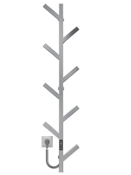 Электрический полотенцесушитель Deffi Kir П8 1200 нержавеющая сталь JD04 хром A.KR.120.8.E.C.U.2