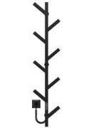 Электрический полотенцесушитель Deffi Kir П8 1200 JD04 нержавеющая сталь черный A.KR.120.8.E.B.U.2