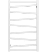 Полотенцесушитель водяной Deffi Alpha П9 500х900 боковое левое подключение белый A.AL.90.50.9.W.B