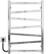 Электрический полотенцесушитель Deffi Alpha П7 500х800 левое подключение JD04 хром A.AL.80.50.7.E.C.L.2