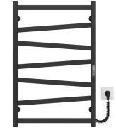 Электрический полотенцесушитель Deffi Alpha П7 500х800 правое подключение JD04 черный A.AL.80.50.7.E.B.R.2