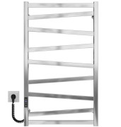 Электрический полотенцесушитель Deffi Alpha П9 500х900 левое подключение JD04 хром A.AL.90.50.9.E.C.L.2