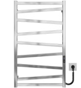 Электрический полотенцесушитель Deffi Alpha П9 500х900 правое подключение JD04 хром A.AL.90.50.9.E.C.R.2