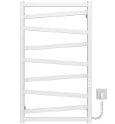 Электрический полотенцесушитель Deffi Alpha П9 500х900 правое подключение WD04 белый A.AL.90.50.9.E.W.R.4