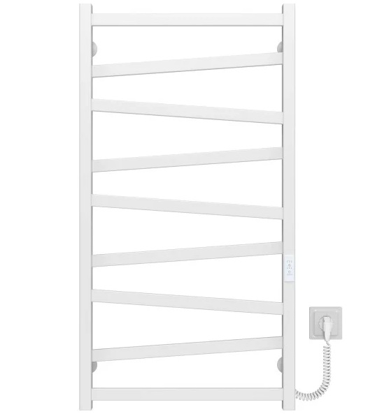 Електрична сушарка для рушників Deffi Alpha П9 500х1000 праве підключення WD04 білий A.AL.100.50.9.E.W.R.4