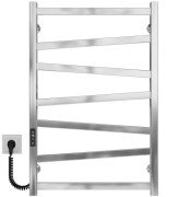 Электрический полотенцесушитель Deffi Alpha П7 500х800 левое подключение JD04 хром A.AL.80.50.7.E.C.L.2
