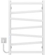 Электрический полотенцесушитель Deffi Alpha П7 500х800 левое подключение WD04 белый A.AL.80.50.7.E.W.L.4