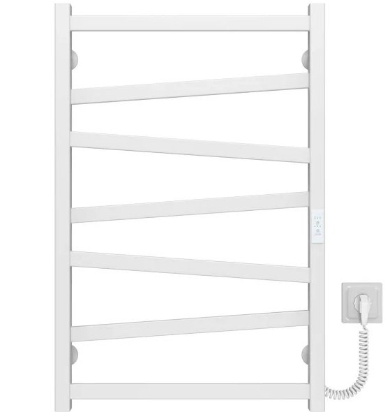 Електрична сушарка для рушників Deffi Alpha П7 500х800 праве підключення WD04 білий A.AL.80.50.7.E.W.R.4