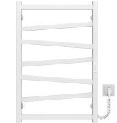 Электрический полотенцесушитель Deffi Alpha П7 500х800 правое подключение WD04 белый A.AL.80.50.7.E.W.R.4