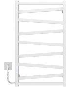 Электрический полотенцесушитель Deffi Alpha П9 500х900 левое подключение WD04 белый A.AL.90.50.9.E.W.L.4