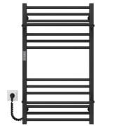 Електрична сушарка для рушників Deffi Sigma П14 500х900 ліве підключення JD04 чорний A.SI.90.50.14.E.B.L.2