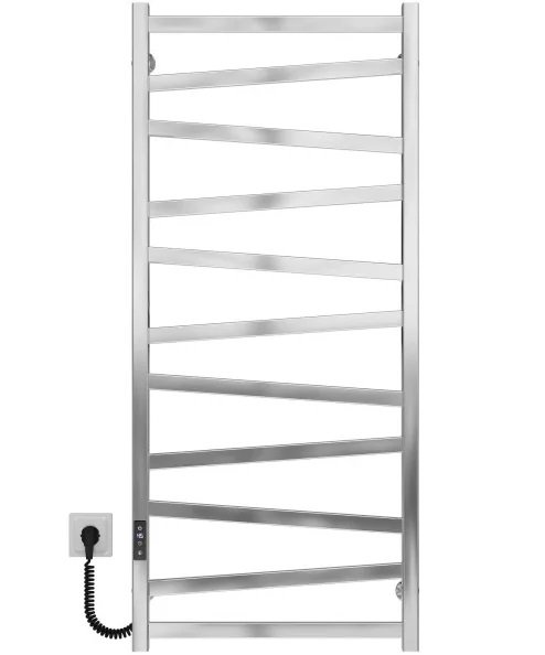 Электрический полотенцесушитель Deffi Alpha П11 500х1200 левое подключение JD04 хром A.AL.120.50.11.E.C.L.2