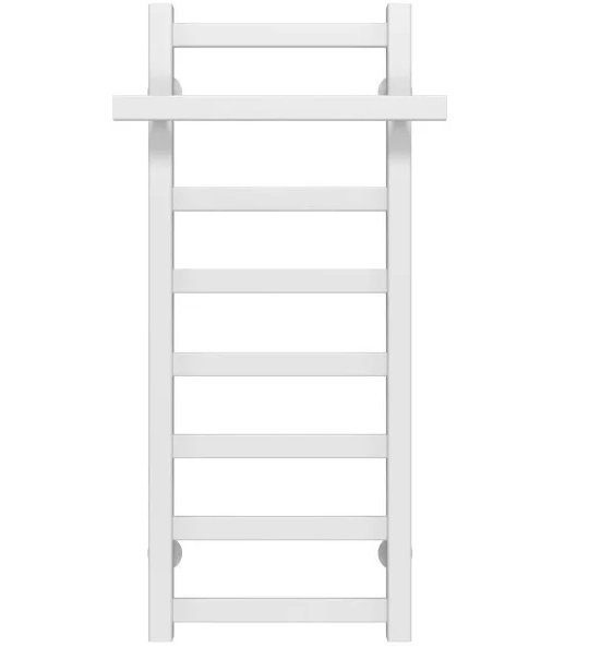 Сушка для рушників водяна Deffi Nicolе П8 300х800 бічне ліве підключення білий A.NI.80.30.8.W.B