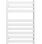 Полотенцесушитель водяной Deffi Victoria П9 500х800 боковое левое подключение белый A.VI.80.50.9.W.B