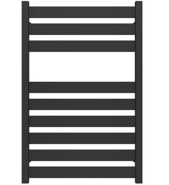 Сушка для рушників водяна Deffi Victoria П9 500х800 бічне ліве підключення чорний A.VI.80.50.9.B.B