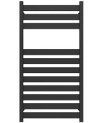 Полотенцесушитель водяной Deffi Victoria П11 500х1000 боковое правое подключение черный A.VI.100.50.11.B.C