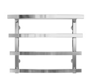 Полотенцесушитель водяной Deffi Lotos П4 400х500 нижнее подключение хром A.LO.50.40.4.C.A