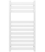 Полотенцесушитель водяной Deffi Victoria П11 500х1000 нижнее подключение белый A.VI.100.50.11.W.A