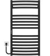 Електрична сушарка для рушників Deffi Dexter П15 500х1000 ліве підключення JD04 чорний A.DR.100.50.15.E.B.L.2