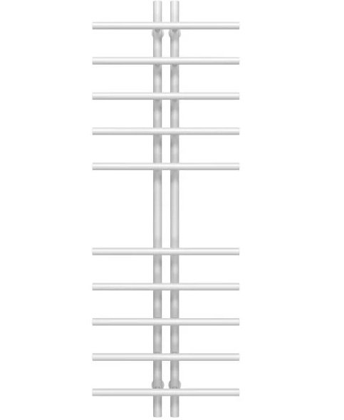 Сушка для рушників водяна Deffi Gray П10 60х1450 нижнє підключення білий A.GY.145.6.10.W.A