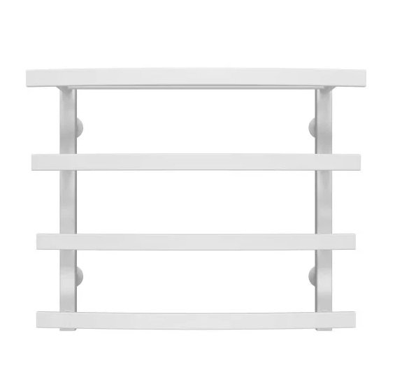 Сушка для рушників водяна Deffi Lotos П4 400х500 нижнє підключення білий A.LO.50.40.4.W.A