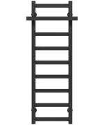 Сушка для рушників водяна Deffi Nicolе П9 300х1000 бічне праве підключення чорний A.NI.100.30.9.B.C